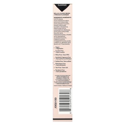 Kimchi Chic Beauty, Stage Proof Liquid Liner®, 01 Klassischer Pinsel, Schwärzestes Schwarz, 0,1 Fl Oz (3 ml)