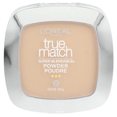 L'Oréal, True Match, Super-Blendable® Powder, W4 Light Medium, 0,33 uncji (9,5 g) L'Oréal, True Match, Super-Blendable® Powder, W4 Light Medium, 0,33 uncji (9,5 g)