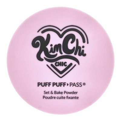 Kimchi Chic Beauty, Puff Pass®, Set &amp Bake Powder, PPP01 Ivory + Nuth of Lavender  Ivander, 0,85 uncji (24 g)