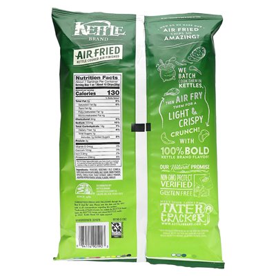 Kettle Foods, Air Smażone Chips, Jalapeño, 6,5 uncji (184 g)