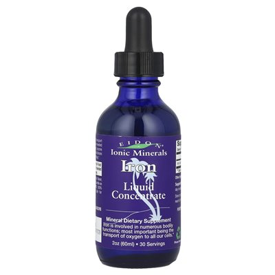 Minerały jonowe eidonu, żelazo, koncentrat ciekłowy, 2 uncje (60 ml) Minerały jonowe eidonu, żelazo, koncentrat ciekłowy, 2 uncje (60 ml)