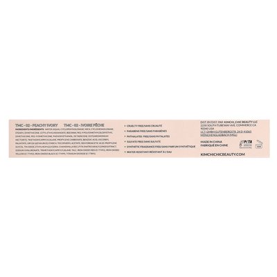 Kimchi Chic Beauty, Mostly Concealer®, 02 Peachy Ivory, 0.63 oz (18 g)