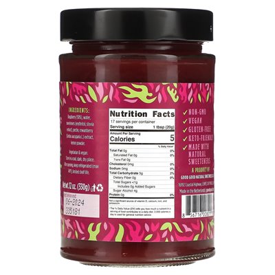 Dobry dobry, malinowy dżem, 12 uncji (330 g)