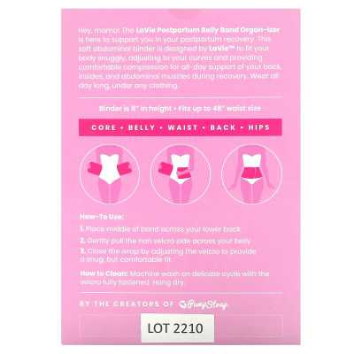 LaVie, Postpartum Belly Band Organ-Izer, 1 Count LaVie, Postpartum Belly Band Organ-Izer, 1 Count