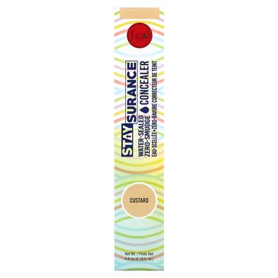 J.Cat Beauty, Staysance, wasserfester, fleckenfreier Concealer, Custard SHC107, 0,16 fl oz (4,8 ml)