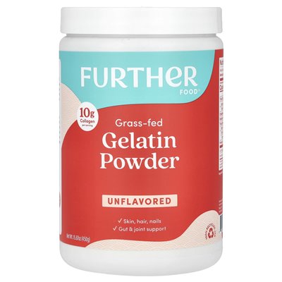 Further Food, Grass-Fed Gelatin, Unflappable, 15.87 oz (450 g)