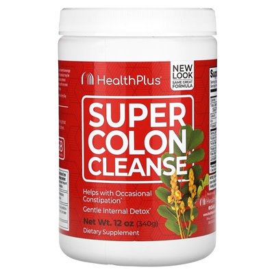 Zdrowie Plus, Super Colon Cleanse, 12 uncji (340 g)