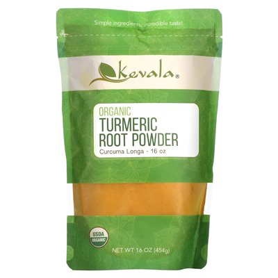 Kevala, Organic Turmeric Root Powder, 16 oz (454 g)