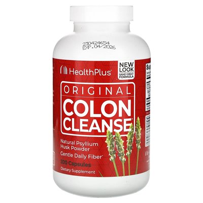 Health Plus, oryginalne czyszczenie okrężnicy, 200 kapsułek Health Plus, oryginalne czyszczenie okrężnicy, 200 kapsułek