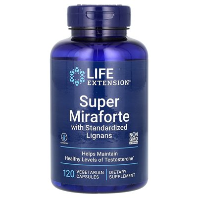 Life Extension, Super Miraforte mit standardisierten Lignanen, 120 vegetarische Kapseln
