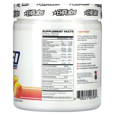 Ehplabs, non-bok tlc, thermogener Fatburner, Kiss My Peach, 10,8 oz (306 g)