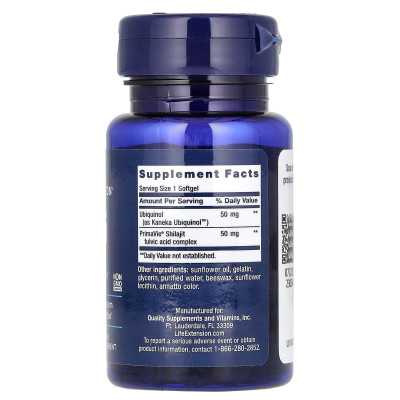 Life Extension, Super Ubiquinol CoQ10 mit verbesserter mitochondrialer Unterstützung, 50 mg, 30 Soft