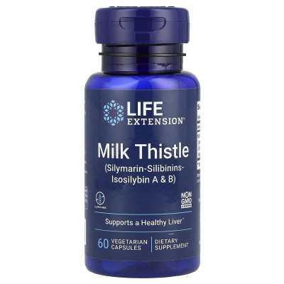 Life Extension, Mariendistel, 60 vegetarische Kapseln