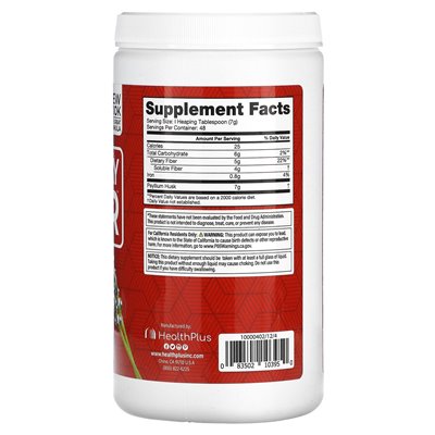 Health Plus, Tägliche Ballaststoffe, 12 oz (340 g)
