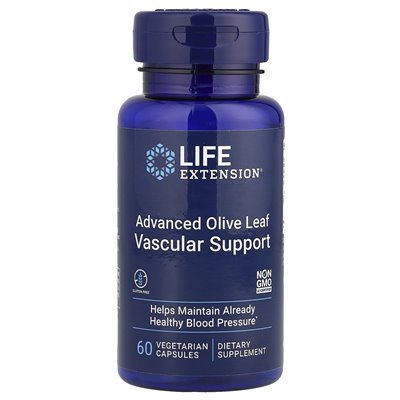 Life Extension, Advanced Olive Leaf Vascular Support, 60 Vegetarian Capsules