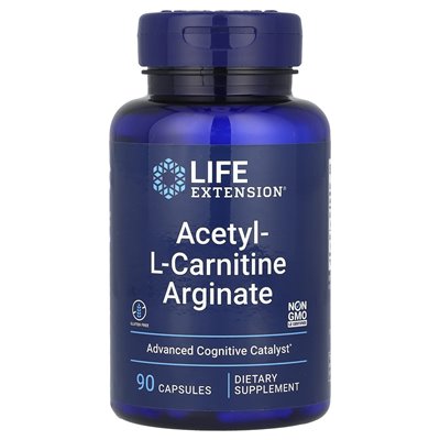 Life Extension, Acetyl-L-Carnitin-Arginat, 90 Kapseln