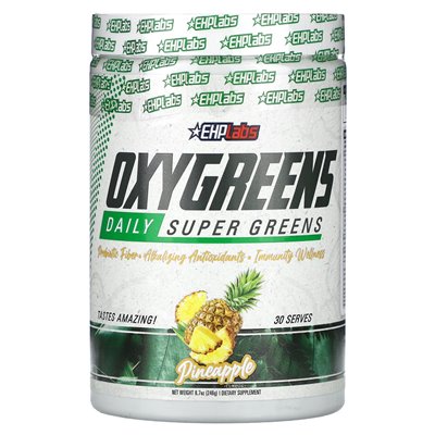 EHPlabs, OxyGreens, Daily Super Greens, Pineapple , 8.7 oz (246 g) EHPlabs, OxyGreens, Daily Super Greens, Pineapple , 8.7 oz (246 g)