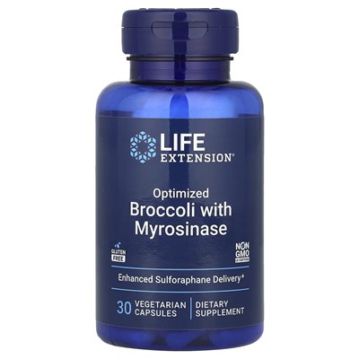 Life Extension, Optimized Broccoli & Myrosinase, 30 Vegetarian Capsules