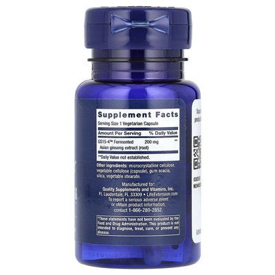 Life Extension, Ginseng Energy Boost, 30 Vegetarian Capsules