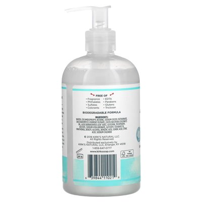 Kirk's, Neutralizowanie zapachu ręcznego mycia, bez zapachu, 12 Oz (355 ml) Kirk's, Neutralizowanie zapachu ręcznego mycia, bez zapachu, 12 Oz (355 ml)