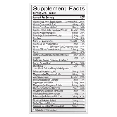 Geritol, suplement multiwitaminowy/multimineralny, 40 tabletek Geritol, suplement multiwitaminowy/multimineralny, 40 tabletek
