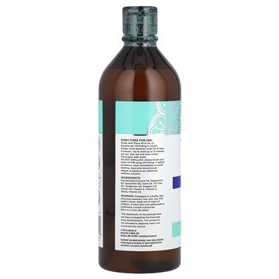 Gurunanda, Natural Oilting Płukanie doustne, kokos + mięta, 16 fl oz (473 ml)