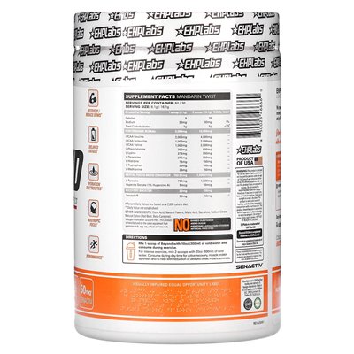 Ehplabs, Beyond, BCAA + EAA, Mandarin Twist, 17 uncji (482 g)