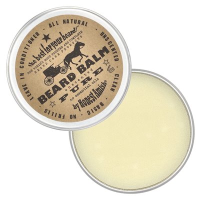 Uczciwa Amisza, Pure Broda Balsam, bezzapachowy, 2 uncje (60 ml)