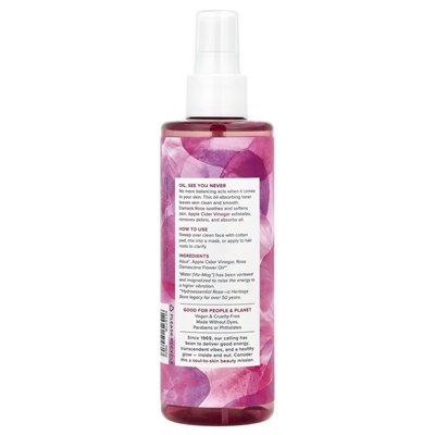 Heritage Store, Rosenwasser und Essig, Peeling-Toner, 8 Fl Oz (237 ml)