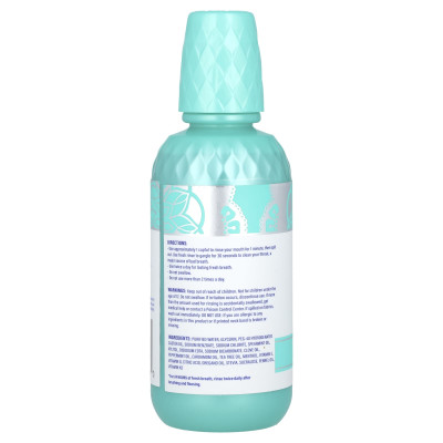 Gurunanda, doustna płukanie, bez alkoholu, dzika mięta, 16 fl oz (473 ml)