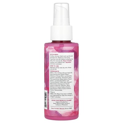 Heritage Store, Rosewater Clearser, Delikatle Milk Wash, 4 Fl Oz (118 ml)
