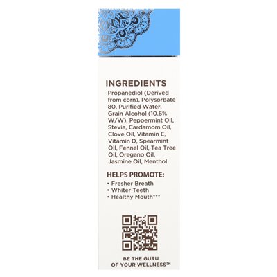 Gurunanda, sig-natura, skoncentrowane pranie jamy ustnej, dzika mięta, 2 fl oz (59 ml)