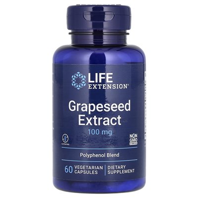 Life Extension, Traubenextrakt, 100 mg, 60 vegetarische Kapseln