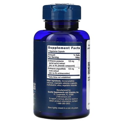 Life Extension, Echinacea elite, 60 veggie capsules