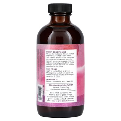 Heritage Store, Black Castor Oil, 8 Fl Oz (237 ml)