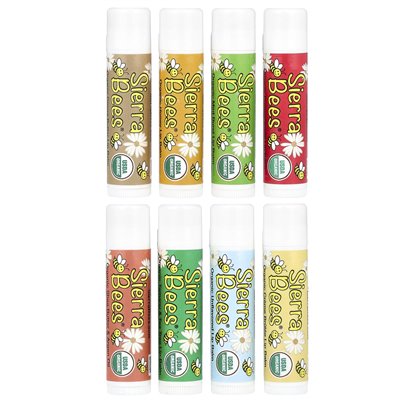 Sierra pszczoły, pakiet kombi organicznych do ust, 8 paczek, 0,15 uncji (4,25 g) każdy Sierra pszczoły, pakiet kombi organicznych do ust, 8 paczek, 0,15 uncji (4,25 g) każdy