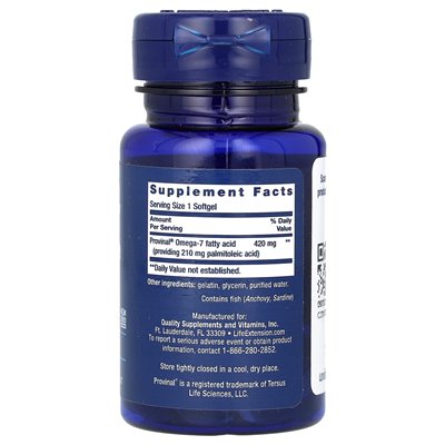 Life Extension, Purified Omega-7, 30 Soft