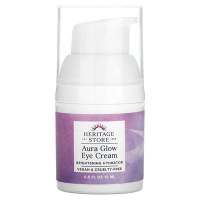 Heritage Store, Aura Glow Eye Cream, 0,5 fl oz (15 ml)