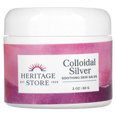 Heritage Store, Śluz Colloidal Silver, 2 uncje (60 g) Heritage Store, Śluz Colloidal Silver, 2 uncje (60 g)