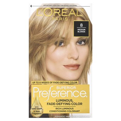 L'Oréal, Preference Superior, Luminous, Fade Fadeing Kolor, 8 Średnia Blondynka, 1 Zastosowanie L'Oréal, Preference Superior, Luminous, Fade Fadeing Kolor, 8 Średnia Blondynka, 1 Zastosowanie