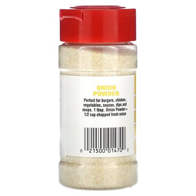 Lawry's, Cebula proszek, 2,62 uncji (74 g) Lawry's, Cebula proszek, 2,62 uncji (74 g)