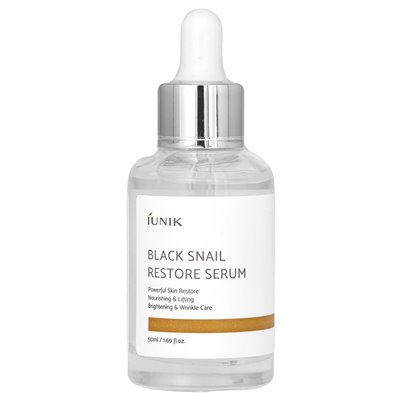 iulik, czarny ślimak Restore Serum, 1,69 fl Oz (50 ml)