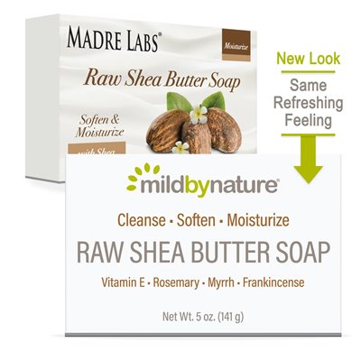 Mild z Natury, surowe mydło z masłem Shea, 5 uncji (141 g)