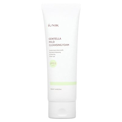 Iunik, Centella Mildes Reinigungsfloam, 4,05 fl oz (120 ml)