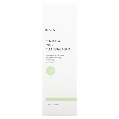 Iunik, Centella Mildes Reinigungsfloam, 4,05 fl oz (120 ml)