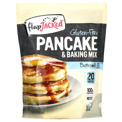 Flapjacked, Pfannkuchen- und Backmischung, glutenfrei, Buttermilch, 24 oz (680 g)