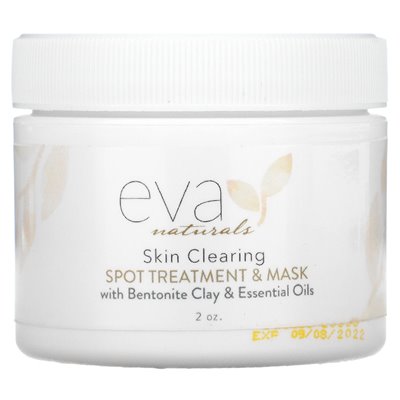 Eva Naturals, Skin Removal, Spot Treatment and Mask, 2 oz Eva Naturals, Skin Removal, Spot Treatment and Mask, 2 oz