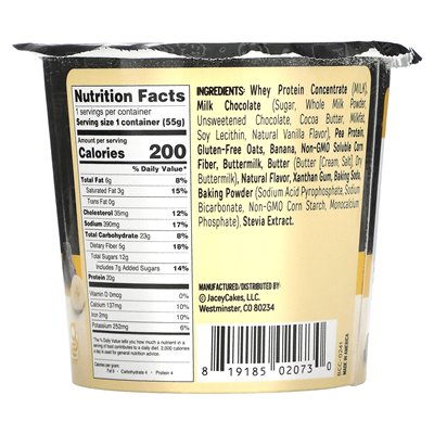 Flapjacked, Mighty Muffin, Bananen-Schokoladenstückchen, 1,94 oz (55 g)