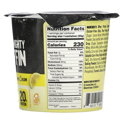 Flapjacked, Mighty Muffin, krem cytrynowy, 1,94 uncji (55 g) Flapjacked, Mighty Muffin, krem cytrynowy, 1,94 uncji (55 g)