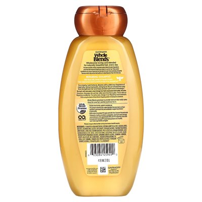 Garnier, całe mieszanki, miodowe skarby naprawcze szamponu, 12,5 fl oz (370 ml)